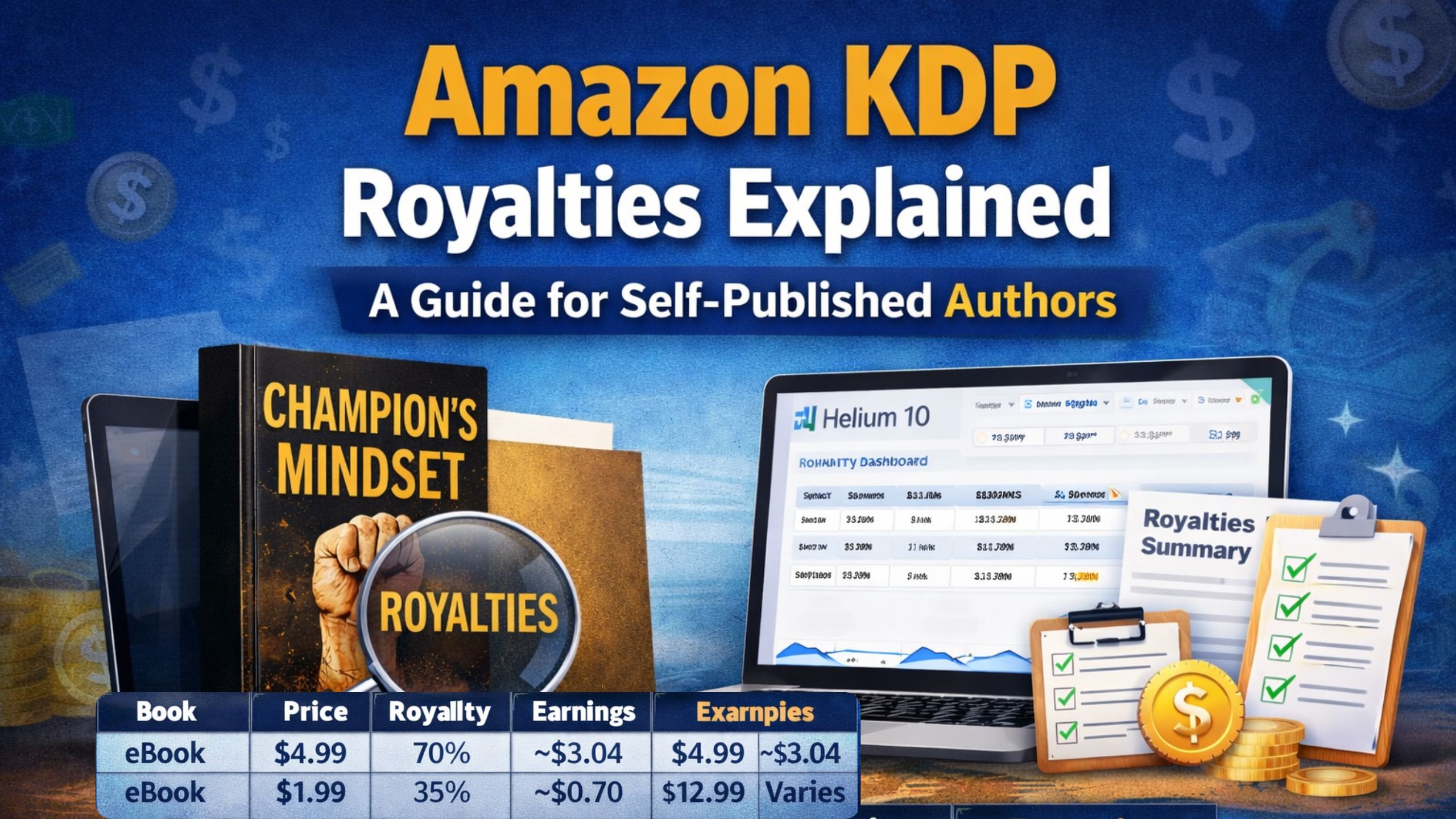 Amazon KDP Royalties Explained: A Clear, Realistic Guide for Self-Published Authors