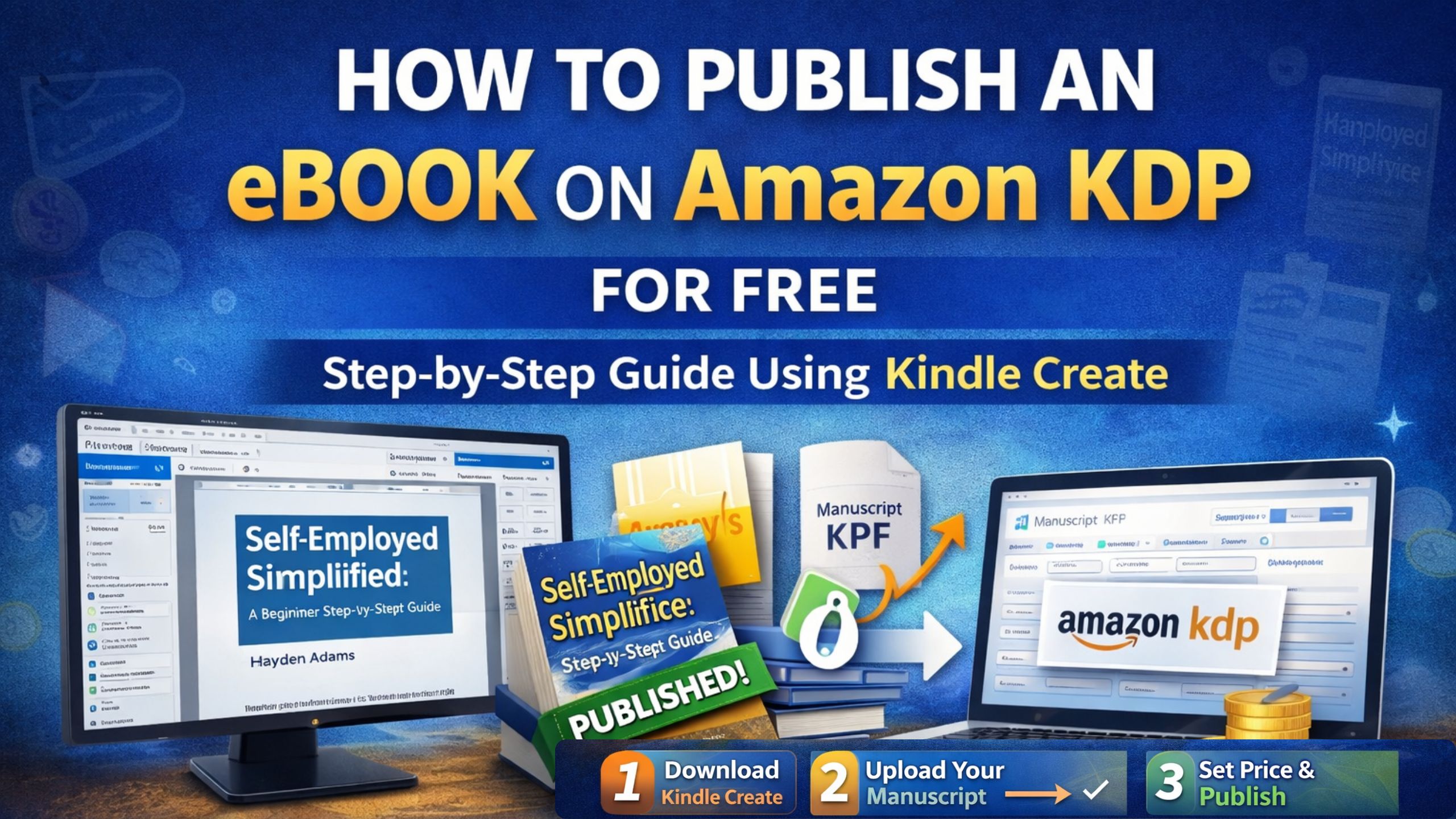 How to Publish an eBook on Amazon KDP for Free (Step-by-Step Guide)