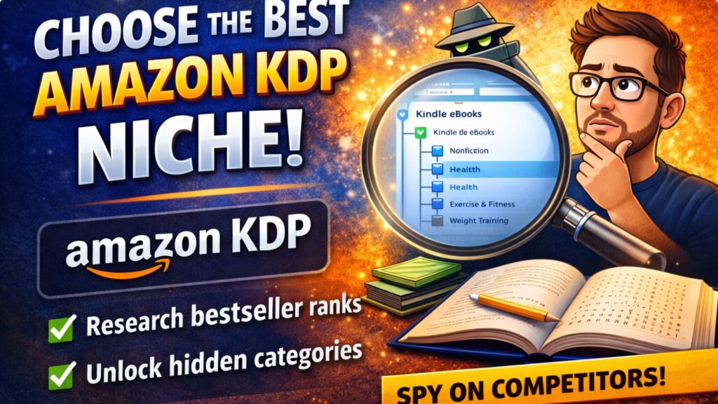 How to Choose the Best Amazon KDP Niche (and Spy on Categories Your Competitors Use)