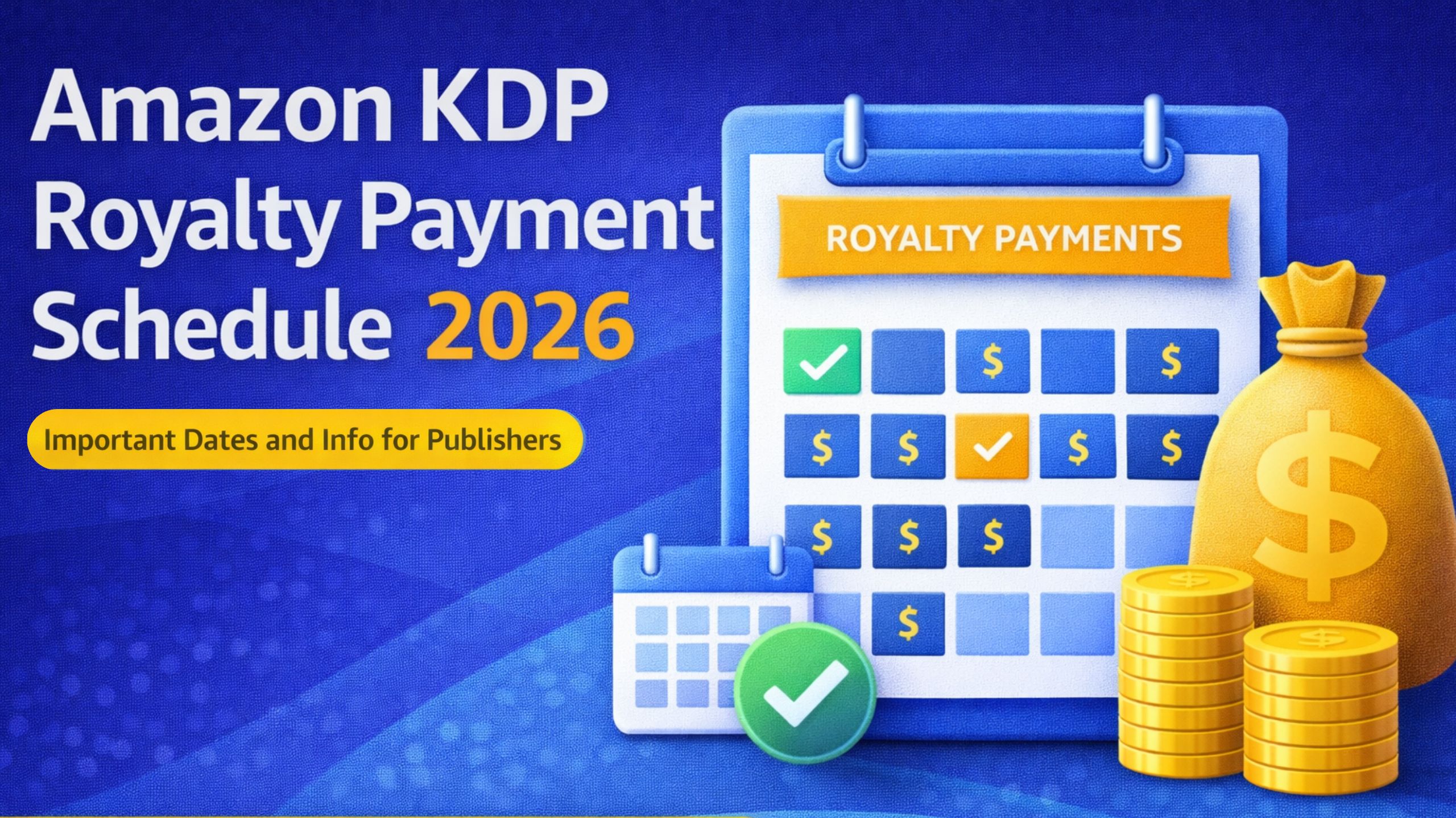 Amazon KDP Royalty Payment Schedule 2026: When Will I Get Paid?