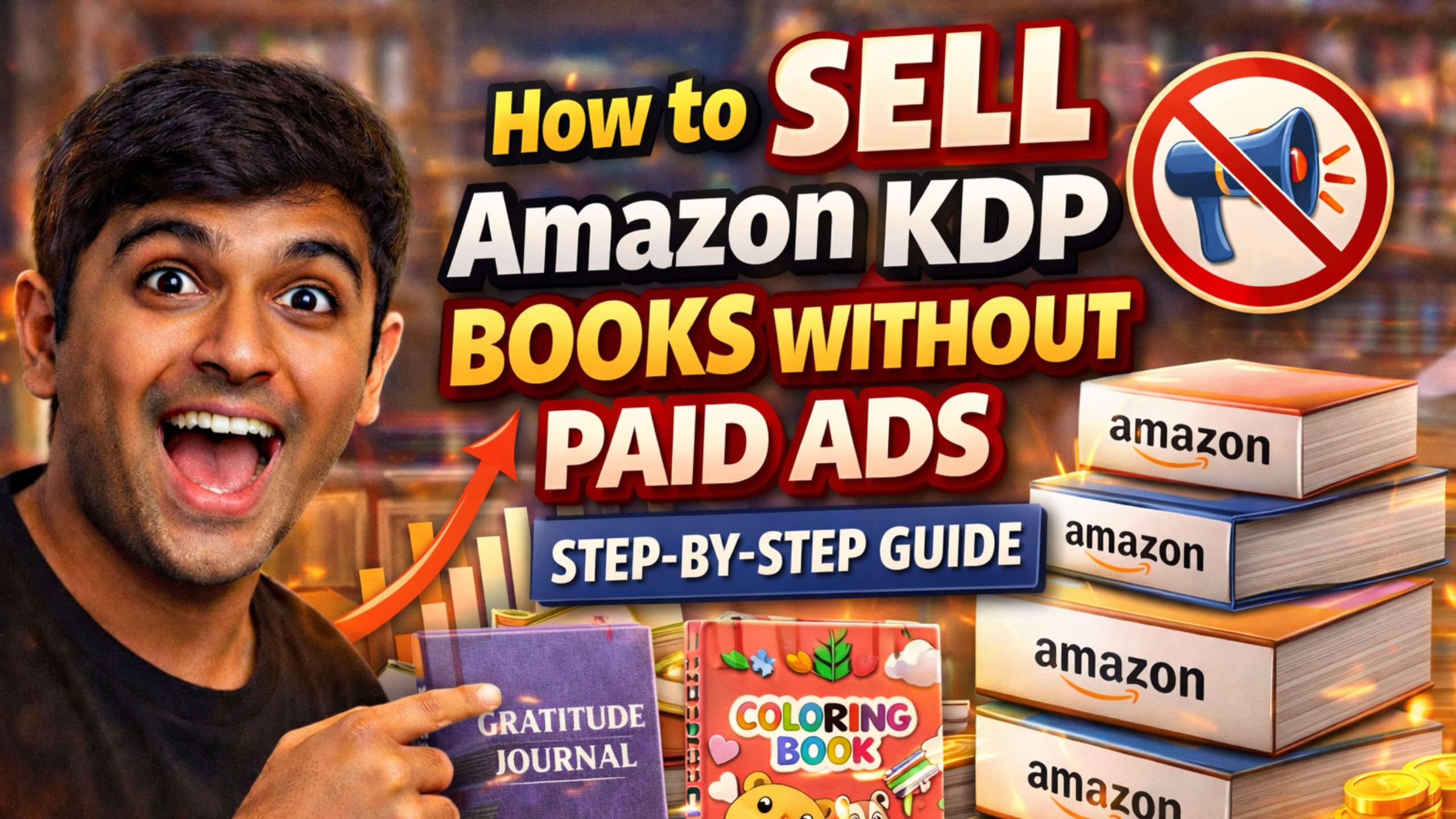 How to Sell Amazon KDP Books Without Paid Ads: Step-by-Step Guide